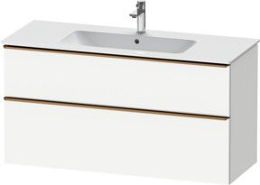Duravit Waschtischunterschrank D-Neo in Weiß, B: 121 cm, T: 46,2 cm, H: 62,5 cm - Bild 1