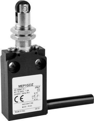 Panasonic Endschalter MEP1G22Z Rollenstößel 24 V 5 A Schwarz IP67 - Bild 1