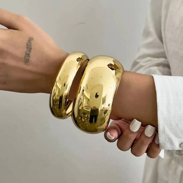 IngeSight.Z Armreif, Gold, Punk, Damen - Bild 1