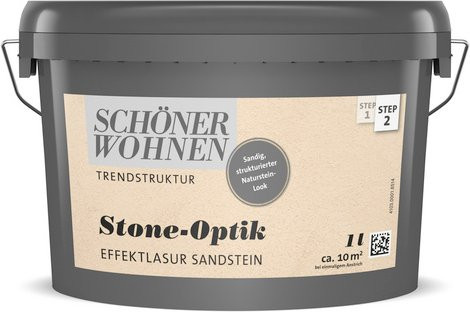 Schöner Wohnen Effektlasur sandstein matt 1,0 l - Bild 1
