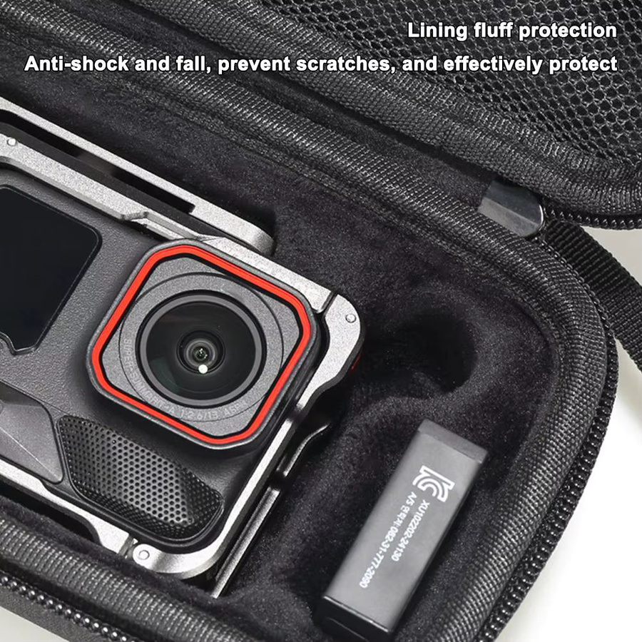 Insta360 Tragetasche für Ace Pro 2 und Aluminiumkäfig in Grau aus EVA-Canvas-Material - Bild 5