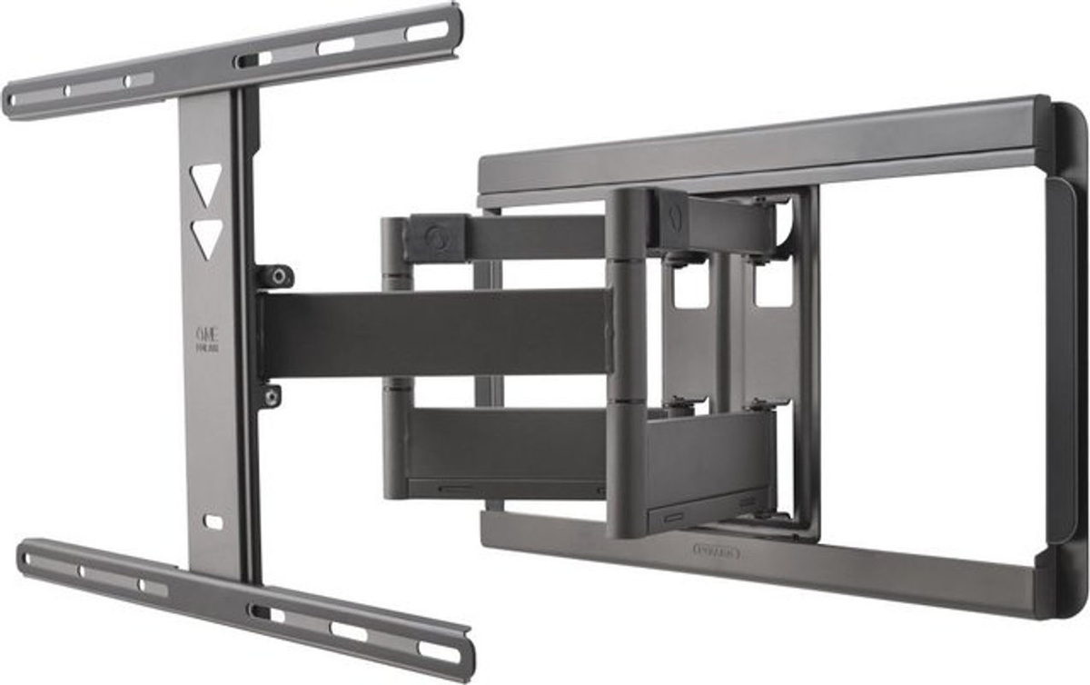 One For All WM5660 Dynamic Turn TV-Wandhalterung, schwarz, neigbar und schwenkbar, für Fernseher bis 100 Zoll, VESA 100 x 100 mm - Bild 2
