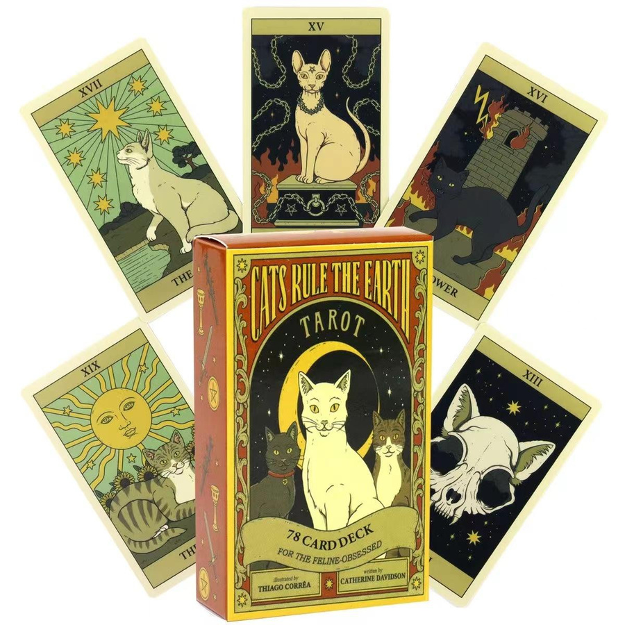 Cats Rule Earth Tarotkarten Visionen Divination Edition Englisch - Bild 2
