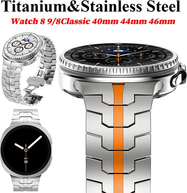 CHIICSMART Uhrenarmband Edelstahl, Silber, Unisex - Bild 1