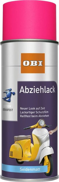 OBI Abziehlack Neonpink seidenmatt 400 ml - Bild 1