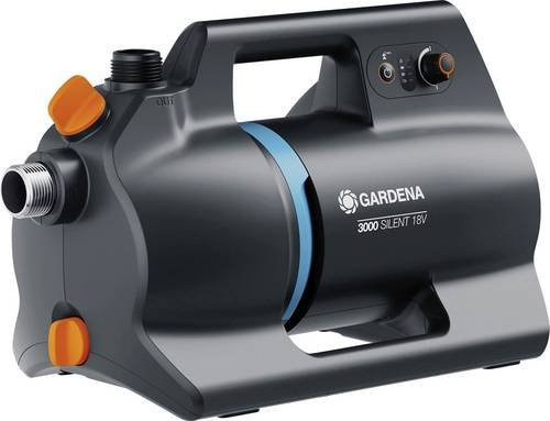 GARDENA Akku-Gartenpumpe 3000 Silent 18V P4A Ready-To-Use Set mit 3000 l/h Förderleistung - Bild 1