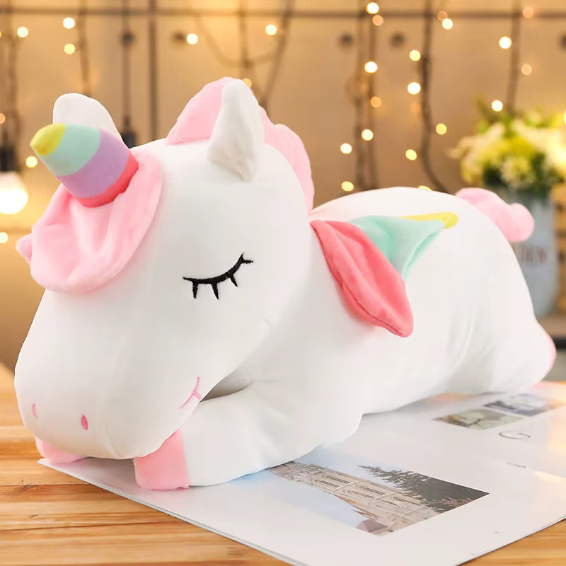 MIAOOWA Einhorn Plüschtier, Weiß, Plüsch / Textil - Bild 1