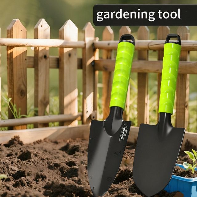Deli Hause Multifunktionale Mini Gartenarbeitsschaufel zum Jäten und Graben aus Eisen - Bild 1