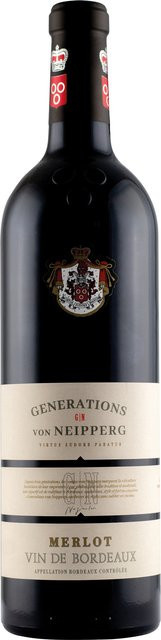 Generations von Neipperg Merlot, Bordeaux, trocken, Rotwein, 2024, 0,75 l - Bild 1