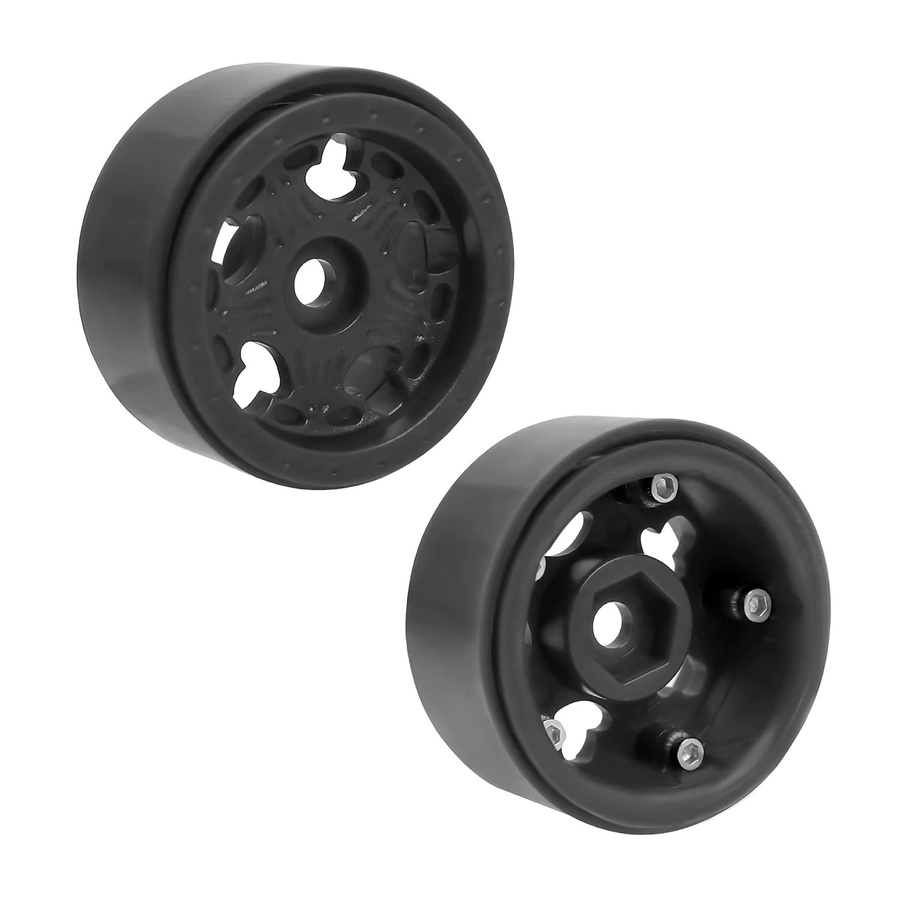 FACSNY Kunststoff 1,0'' Felge Radnabe, Axial, Schwarz - Bild 2