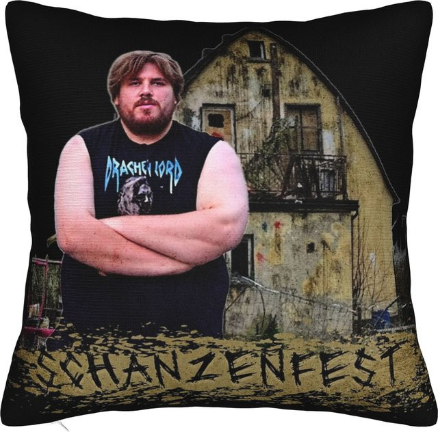 JMG Clothing Kissenbezug Drachenlord Design in Mehrfarbig, B/B: 30 x 30 cm - Bild 1
