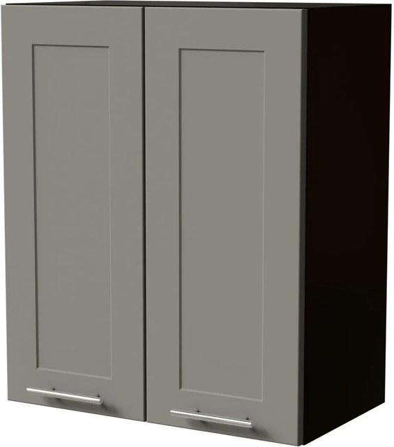 Feldmann-Wohnen Hängeschrank Oslo in Schwarz und Dust Grey Matt mit Soft-Close-Türen, B/T/H: 60 x 32,5 x 72 cm - Bild 1