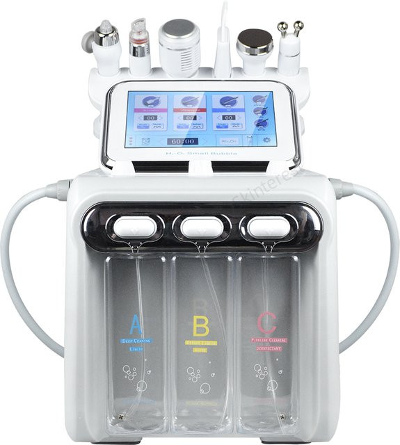 Sentidos 6-in-1 H2-O2 Hydro-Dermabrasion Gesichts-Blasengerät, Unisex - Bild 1