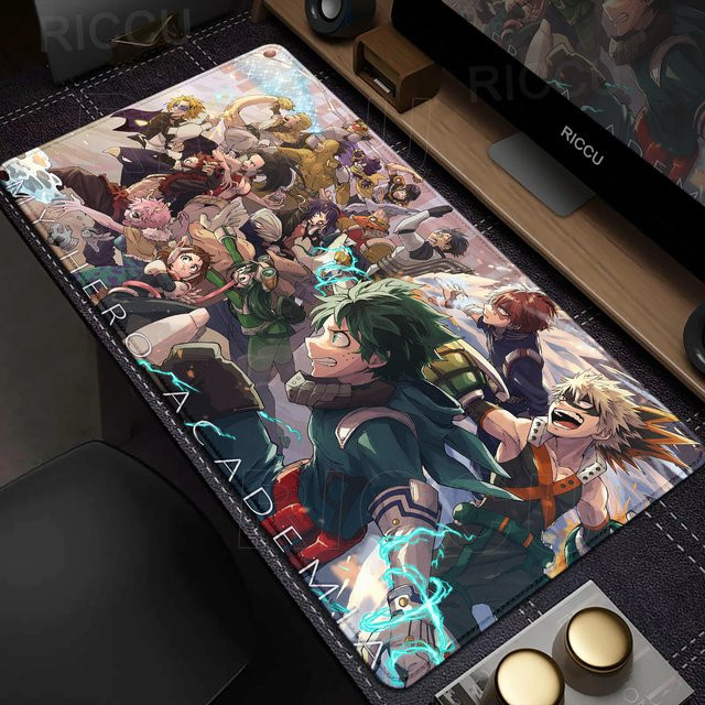 Riccu Anime My Hero Academia Mauspad XXL in Multicolour mit rutschfester Oberfläche und verstärkten Kanten - Bild 1