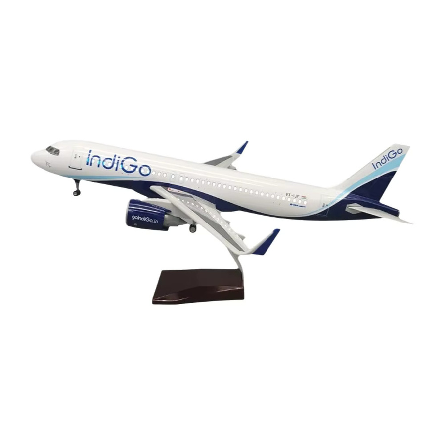 ZOCO Indigo A320 Flugzeugmodellbausatz, Druckguss-Harz, 47cm, für Erwachsene - Bild 2