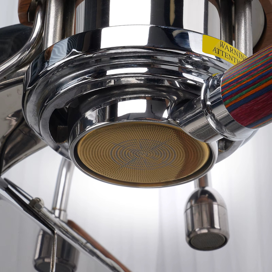IKAPE Präzisions-Kaffeefilterkorb Matrix aus Edelstahl in Silber für bodenlosen Siebträger - Bild 1