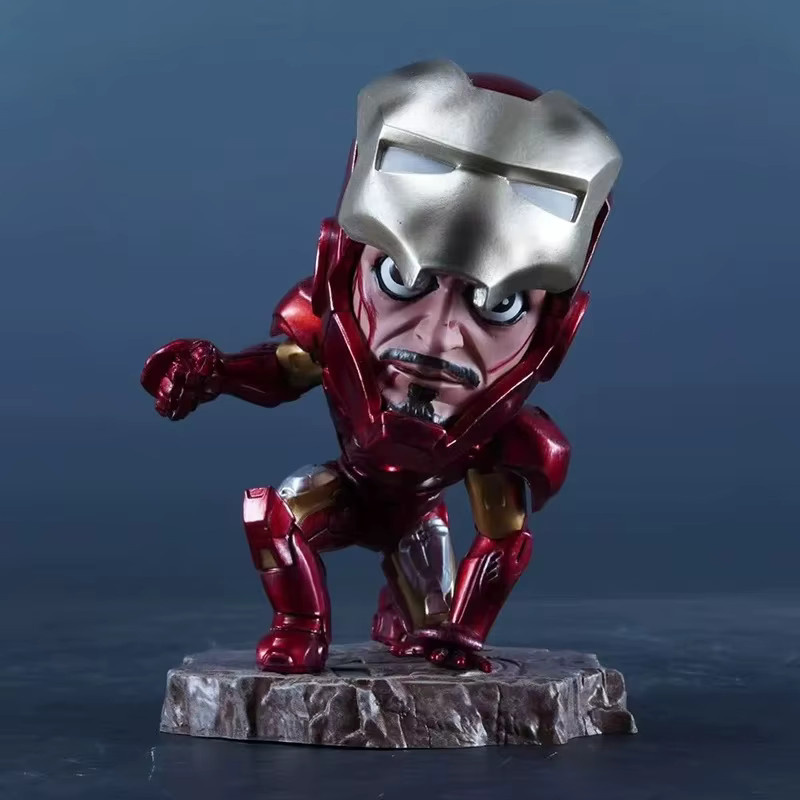 Bandai Marvel The Avengers Iron Man Actionfigur, Kniend, 13 cm - Bild 2