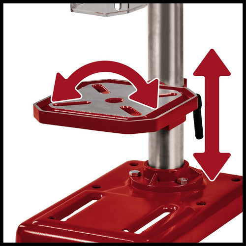 Einhell Säulenbohrmaschine TC-BD 500 in Rot und Schwarz mit 500W Leistung - Bild 4