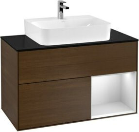 V&B Waschtischunterschrank Finion 100 in lackierter Ausführung, Breite: 100 cm, Tiefe: 50,1 cm, Höhe: 50,1 cm - Bild 1