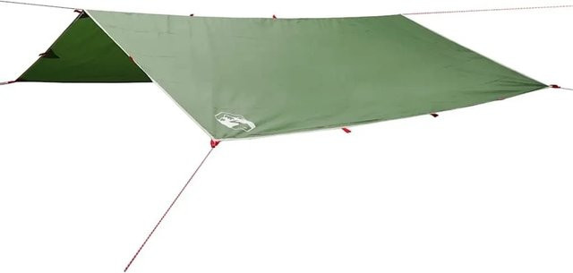 vidaXL Tarp Grün aus Oxford-Gewebe wasserdicht B/T: 300 x 294 cm - Bild 1