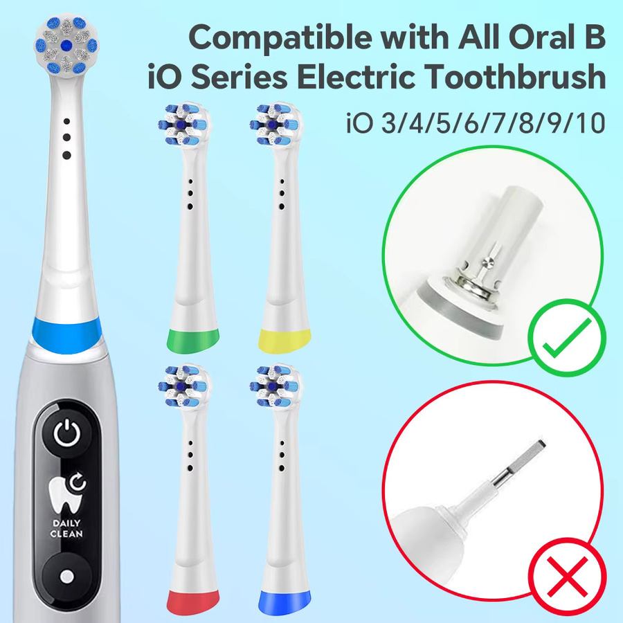 Oral B Ersatzbürstenköpfe für iO Serie, Weiß, Unisex - Bild 2