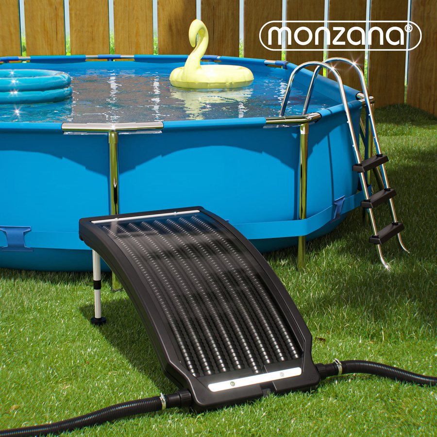 Monzana Solar-Poolheizung 3er-Set in Anthrazit, B/T/H: 110 x 69 x 14 cm - Bild 2