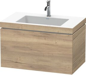 Duravit L-Cube Waschtischunterschrank c-bonded, wandhängend, Beige, B/T/H: 80 x 48 x 50 cm - Bild 1
