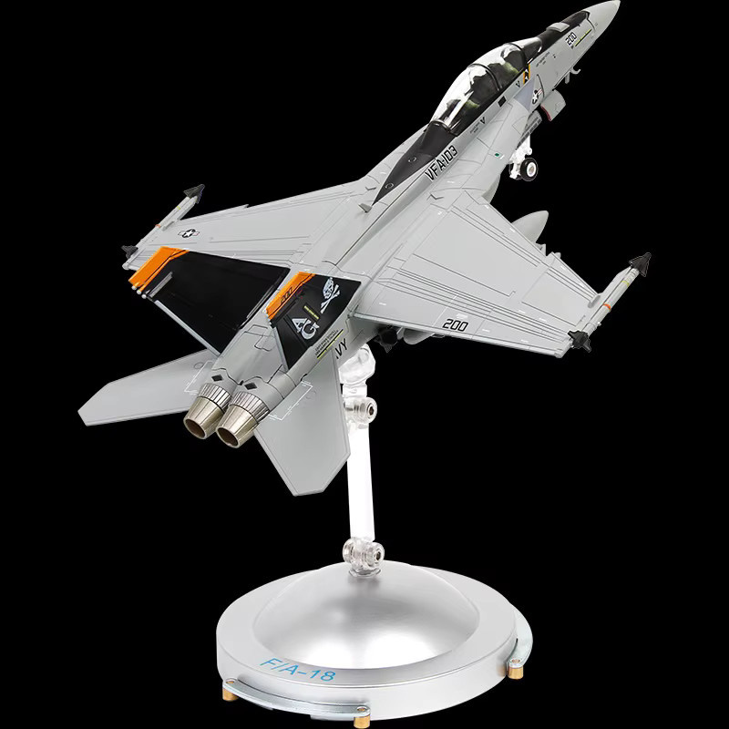 ZOCO US Air Force F-A-18 Super Hornet, Flugzeug Modell, 1:72, Metall - Bild 3