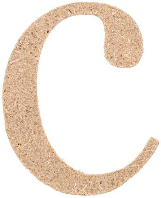 Rico Design Kleinbuchstabe C aus MDF Holz - Bild 1