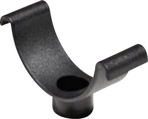 HellermannTyton Befestigungsschelle C2-N66-BK-C1 schraubbar, Schwarz, max. Durchmesser: 11 mm - Bild 1