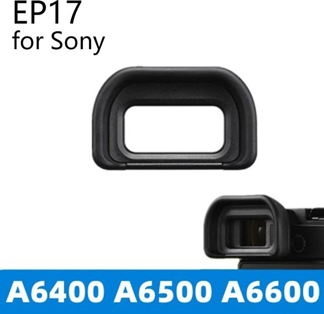 FDA-EP17 Augenmuschel Okular Sucher Schutz für Sony A6600 A6500 A6400 ILCE-6600 6500 6400 in Schwarz - Bild 1