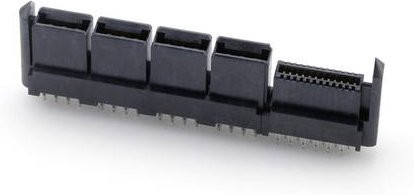 Molex Buchsengehäuse-Platine 461148240 in Schwarz - Bild 1