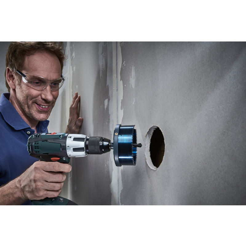 Wolfcraft Lochsägen-Set 2162000 in Silber für Metall mit Durchmessern von 60 mm, 68 mm, 74 mm, 80 mm und 95 mm - Bild 2