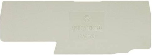 Wieland Electric Abschlussplatte Grau 10 Stück 07.313.0055.0 - Bild 1