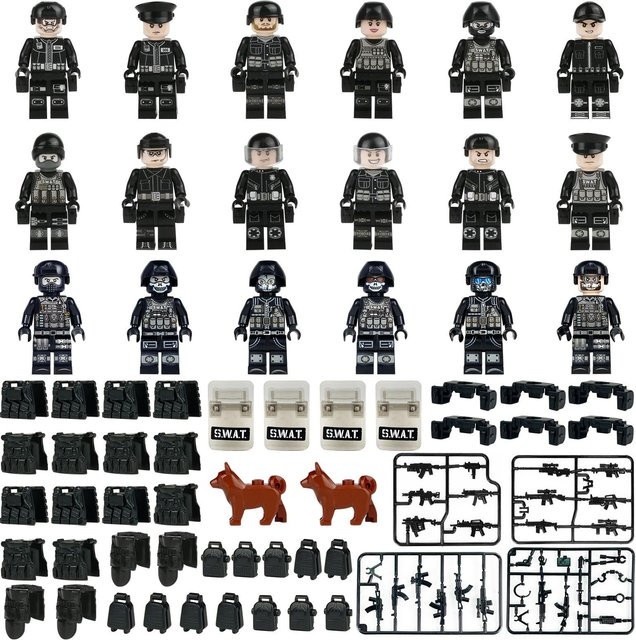 Interesting toys Spezialeinsatzkräfte Polizei, unbemannte Kinderbausteine, ab 14 Jahre - Bild 1