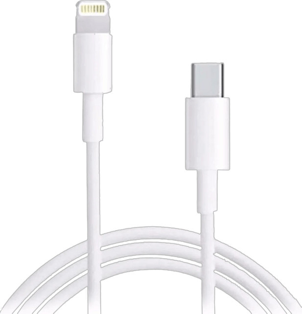 Apple Lightning-auf-USB-C-Kabel in Weiß, 2 Meter - Bild 1