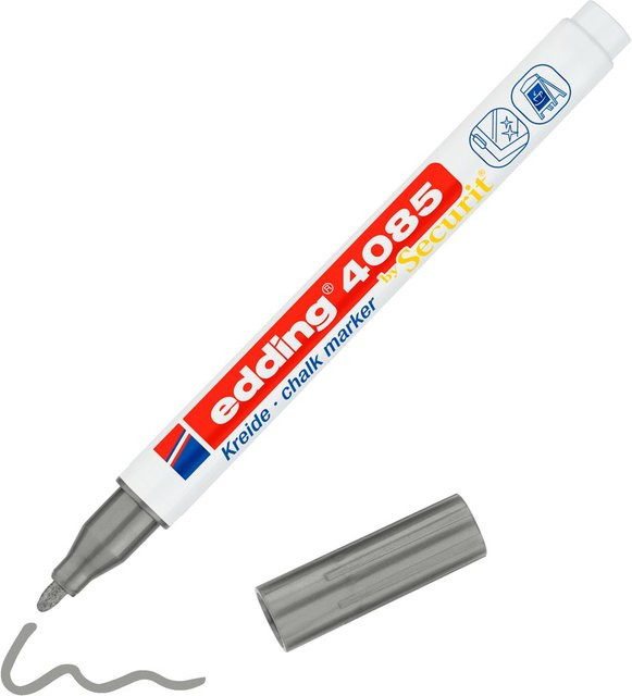 Edding 4085 Kreidemarker Silber mit feiner Spitze - Bild 2