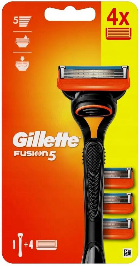 Gillette Fusion5 Rasierer für Männer, 4 Ersatzklingen - Bild 4