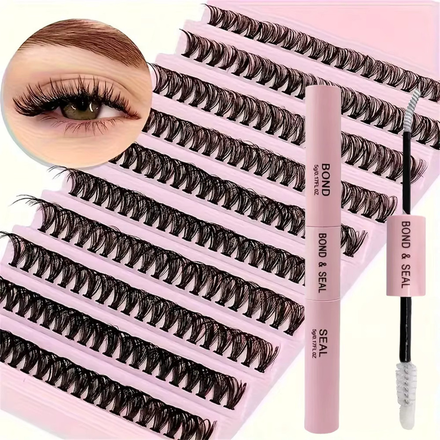 LIMEIKAI Einzelwimpern-Set, Künstliche Nerz-Wimpern, 200 Stück, Unisex - Bild 3