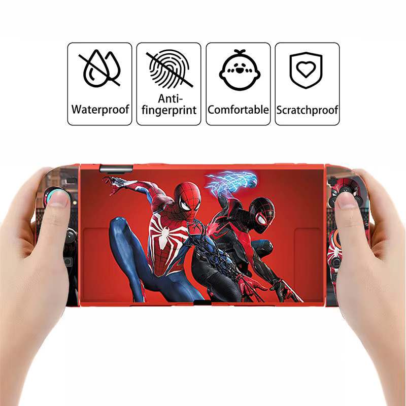 TOPTOY Spider Hero Schutzhülle für Nintendo Switch 2 2025 mit weicher TPU-Silikonhülle für Joy Con Controller - Bild 3