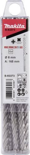 Makita Stein-Spiralbohrer-Set SDS-Plus mit Carbide-Spitze, 10 Stück, Farbe: Silber, Durchmesser: 8 mm, Länge: 165 mm - Bild 1