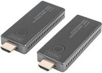 Digitus 4K Wireless HDMI Video Extender Set mit Wi-Fi Übertragung bis zu 30 Meter in Schwarz, Silber und Grau - Bild 1