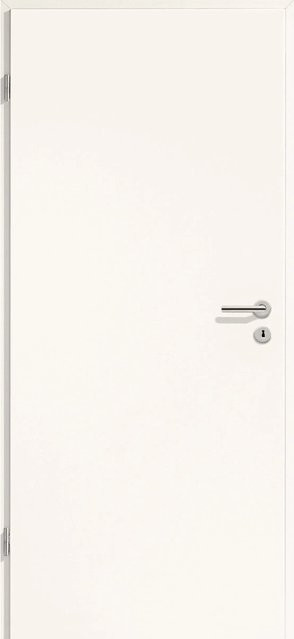 GetaDoor Zimmertür CPL Weiß ähnlich RAL 9010 modern mit Anschlag links, Breite: 86,0 cm, Höhe: 198,5 cm - Bild 1