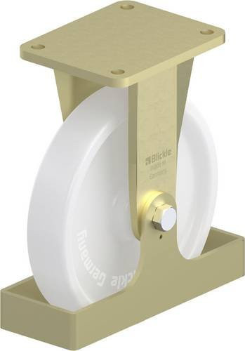 Blickle Schwerlast-Bockrolle BS-SPO 251G-FS aus Stahl mit Rad-Durchmesser 250 mm und einer Tragfähigkeit von 1500 kg - Bild 1