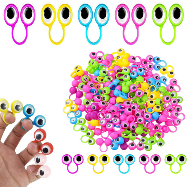 Auge Ring Fingerpuppe Spielzeug Set, Bunt / Mehrfarbig, 50/100 Stücke - Bild 1