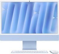 Apple iMac 24 Zoll M4 2024 All-in-One Computer mit macOS in Silver und Blue - Bild 1