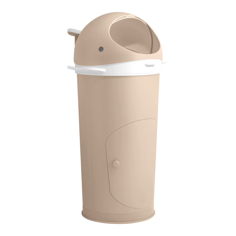 Kindsgut Windeleimer Wal in Beige mit Cassette Twist und rutschfester Unterseite - Bild 2