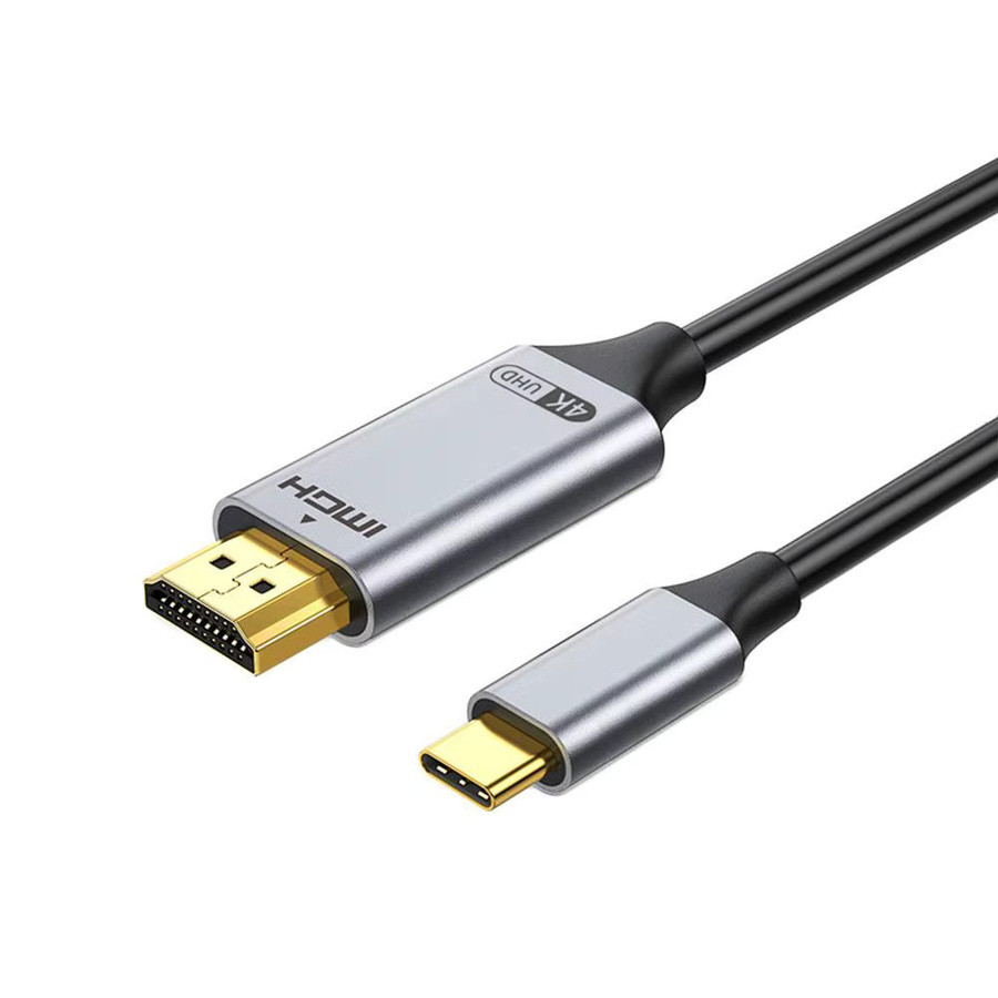 USB-C auf HDMI Adapter in Silber für 4K 60 Hz, Typ C Konverterkabel für iPhone 15 und HDTV - Bild 2