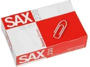 Sax Büroklammern 230 in Silber und Multicolour, 100 Stück pro Packung - Bild 1