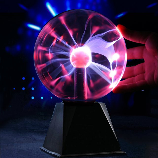 PARKSON Magische Plasma Ball Lampe als Nachtlicht und Tischdeko in Multicolour und Transparent - Bild 1